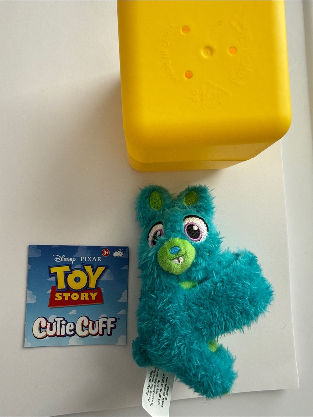 Toy Story Bunny Cutie Cuff Plush Wrist Toy - Teal